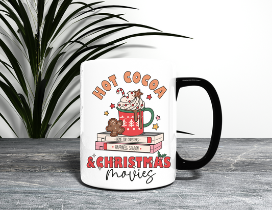 HOT COCOA & CHRISTMAS MOVIES MUG