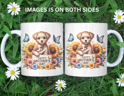 HAPPY MOTHER'S DAY PUPPIES MUG