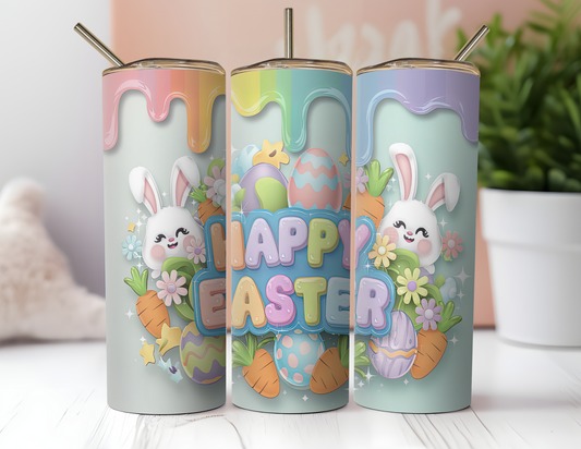 PASTEL EASTER BUNNY TUMBLER