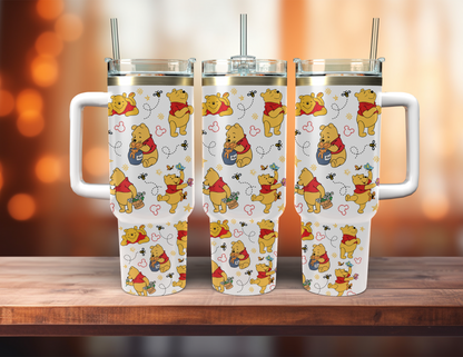 POOH BEAR 40 OZ TUMBLER