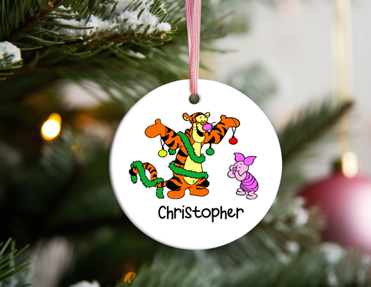 PERSONALIZED TIGGER ORNAMENT