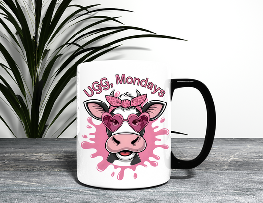 UGG MONDAYS COW MUG