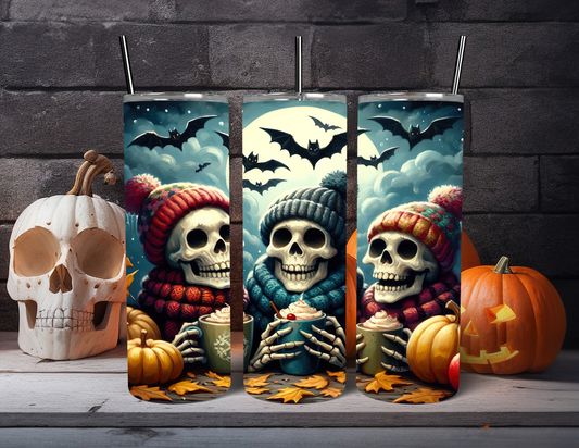 WINTER SKELETONS TUMBLER