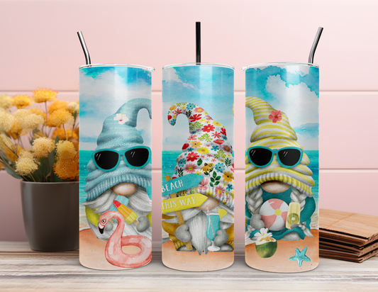 BEACH GNOME LOVERS TUMBLER