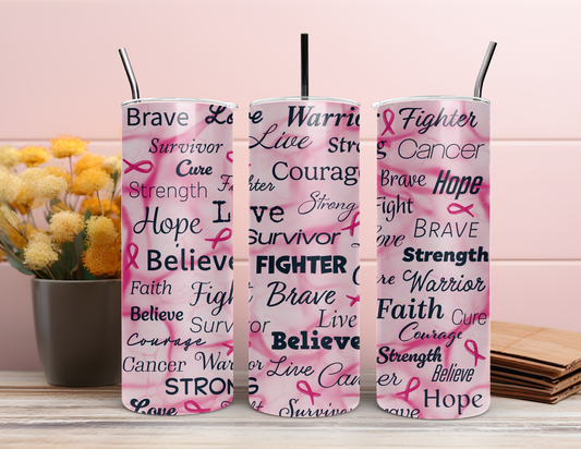BREAST CANCER TUMBLERS