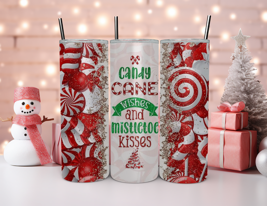 CANDY CANE WISHES TUMBLER
