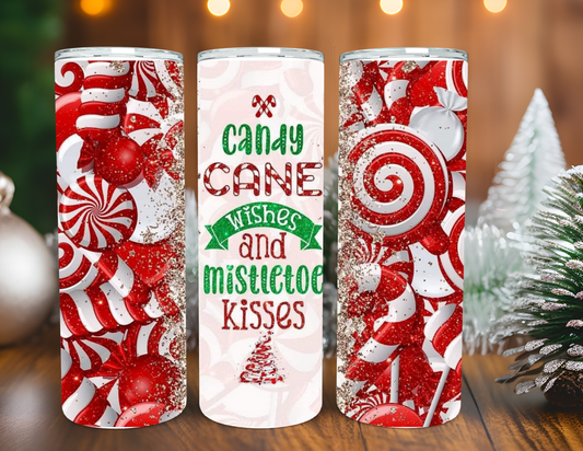CANDY CANE WISHES TUMBLER
