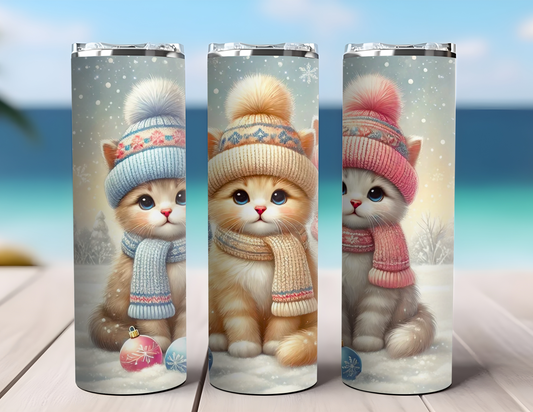 CATS CHRISTMAS TUMBLER