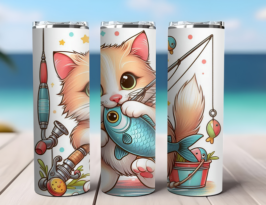 CAT FISHING TUMBLER