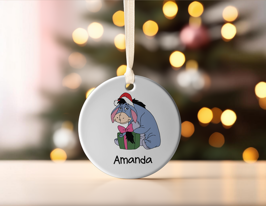 PERSONALIZED EEYORE ORNAMENT