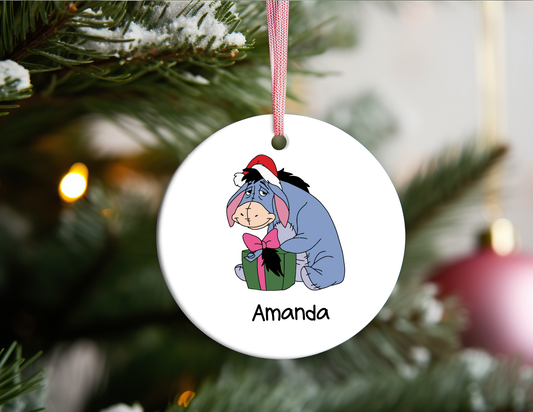 PERSONALIZED EEYORE ORNAMENT