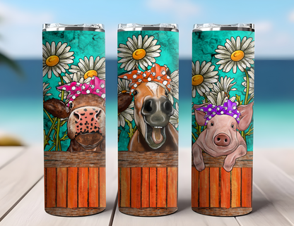 FARM ANIMAL TUMBLERS