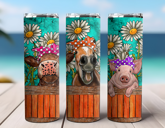 FARM ANIMAL TUMBLERS