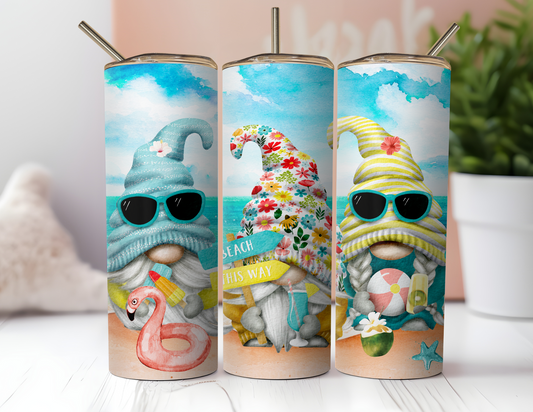 BEACH GNOME LOVERS TUMBLER