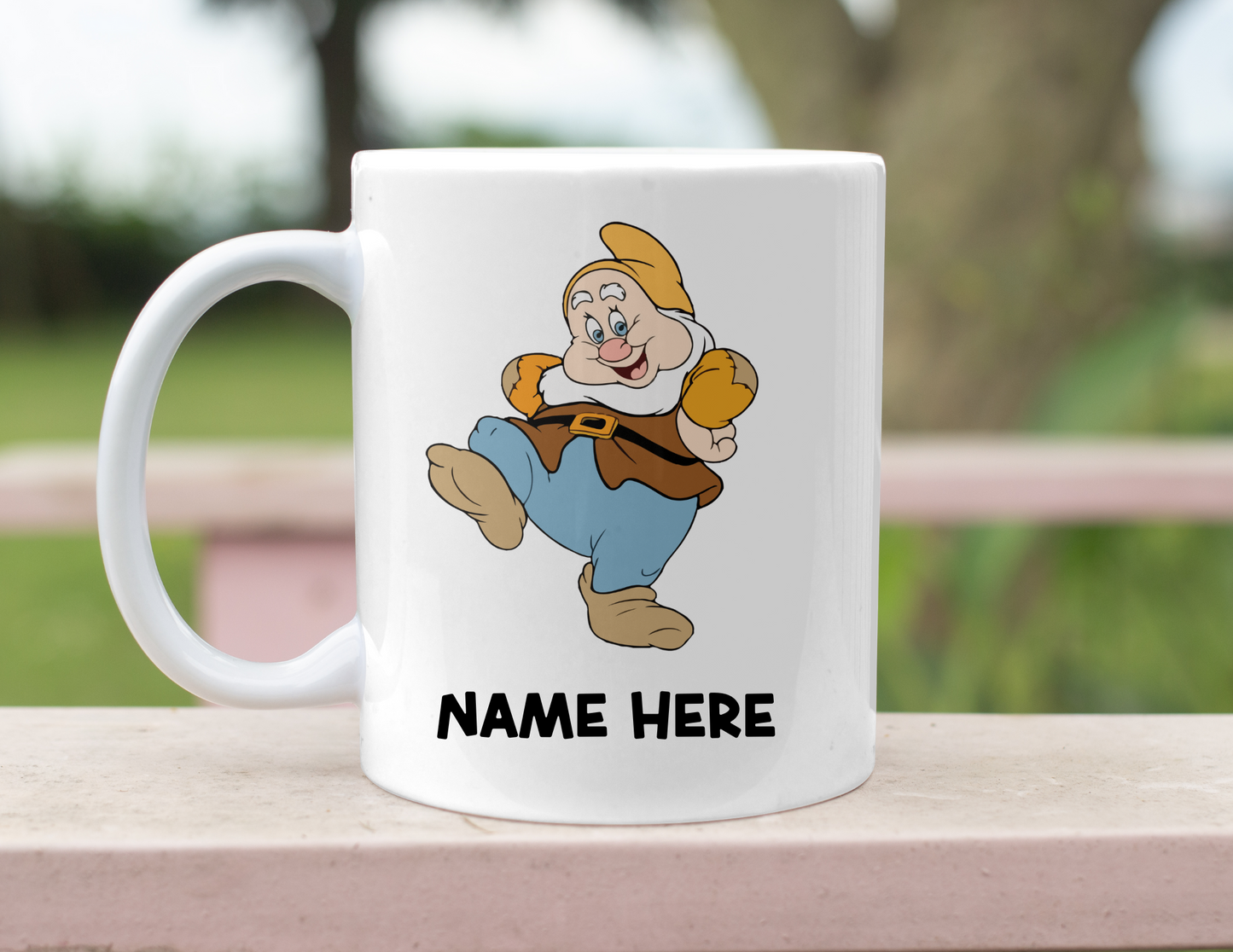 PERSONALIZED HAPPY COFFEE MUG