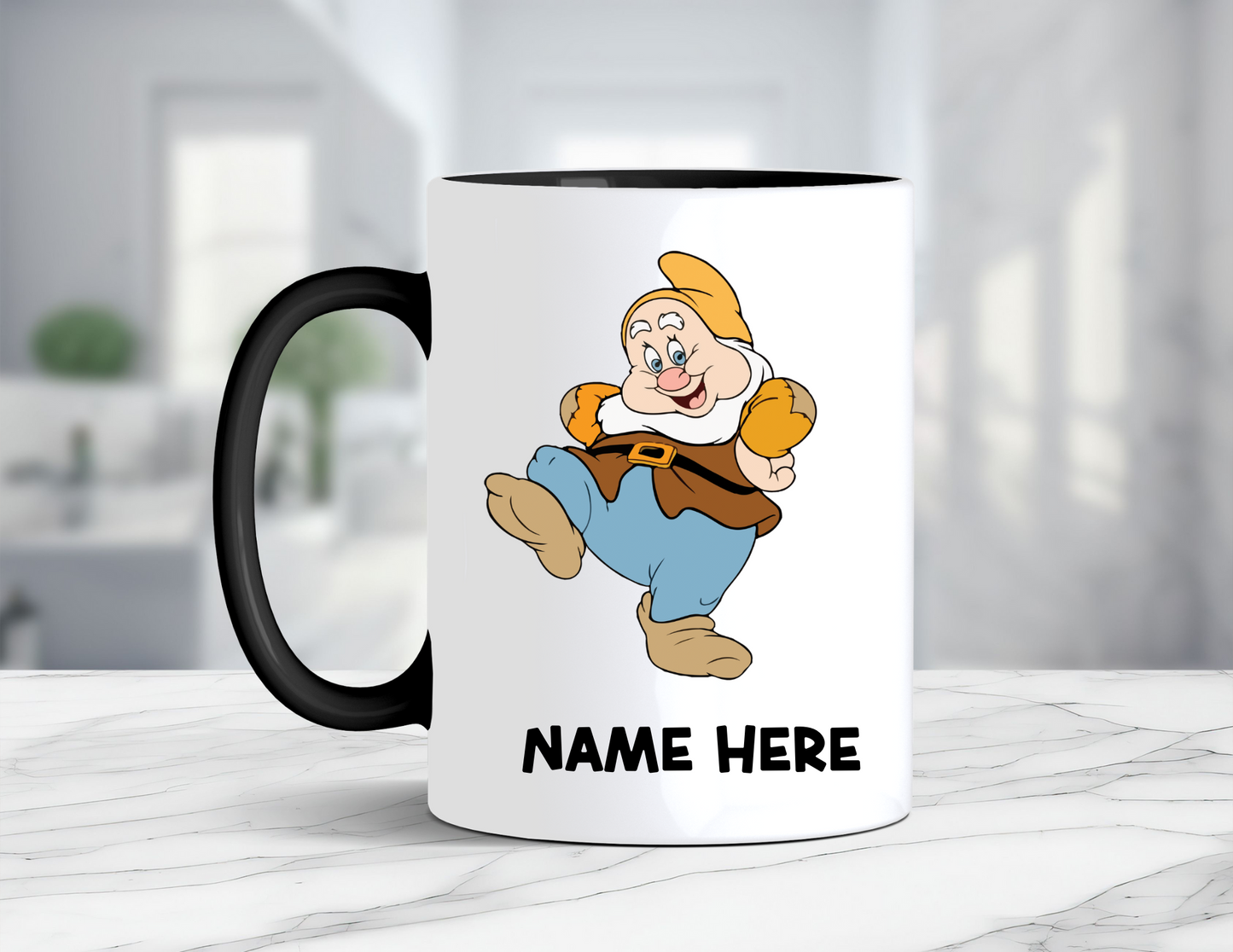 PERSONALIZED HAPPY COFFEE MUG