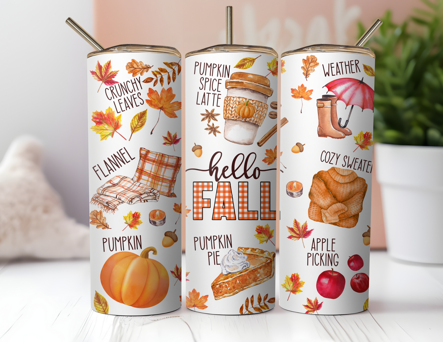 HELLO FALL TUMBLER