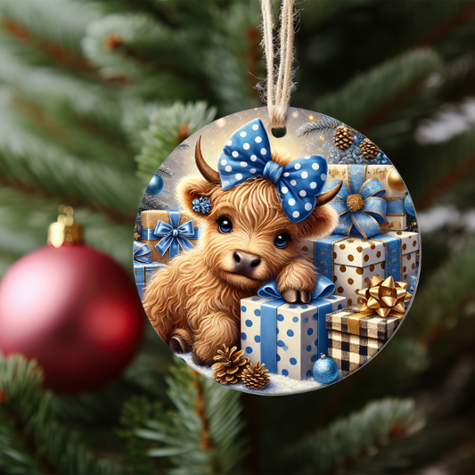 HIGHLAND COW ORNAMENT