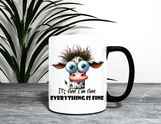 SARCASTIC I'M FINE MUG