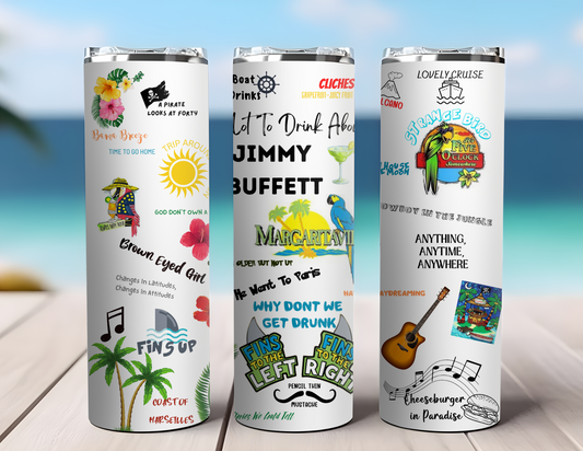 JIMMY BUFFETT  TUMBLER