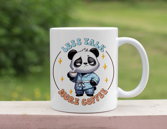 LESS TALK MORE COFFEE PANADA MUG