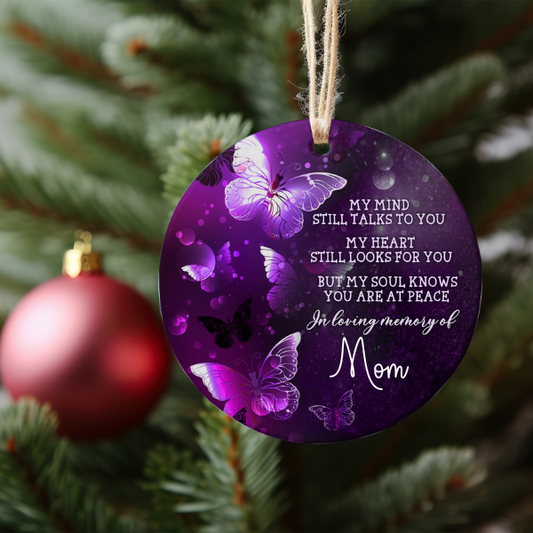 PERSONALIZED MEMORIAL ORNAMENT