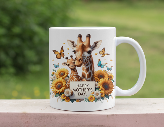 HAPPY MOTHER'S DAY GIRAFFE MUG