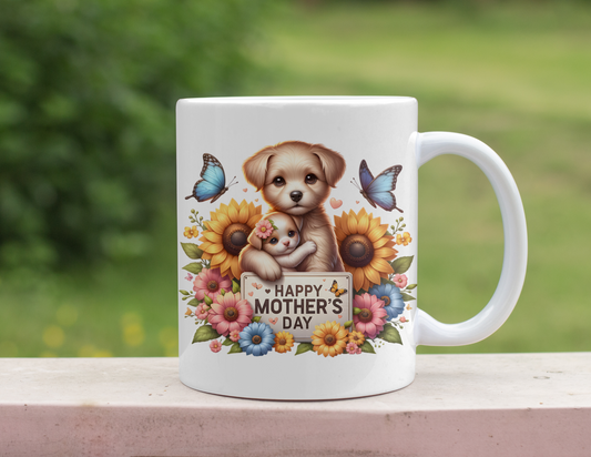 HAPPY MOTHER'S DAY PUPPIES MUG
