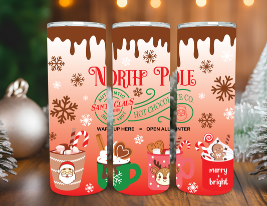NORTH POLE CHRISTMAS TUMBLER