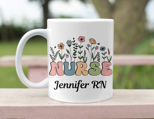 PERSONALIZED NURSE MUG