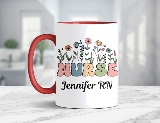 PERSONALIZED NURSE MUG