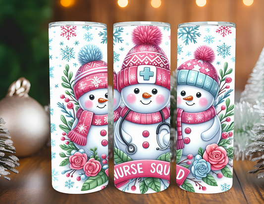 NURSE SQUAD HOLIDAY TUMBLER