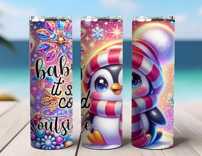 BABY ITS COLD OUTSIDE PENGUIN TUMBLER