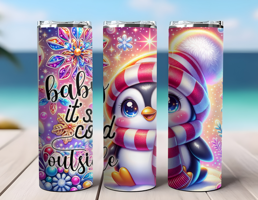 BABY ITS COLD OUTSIDE PENGUIN TUMBLER