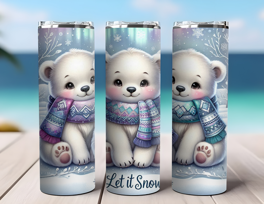 WINTER POLAR BEARS TUMBLER