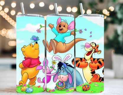 POOH BEAR AND FRIENDS TUMBLER