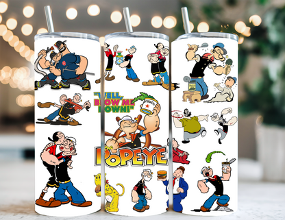 POPEYE THE SAILOR TUMBLER