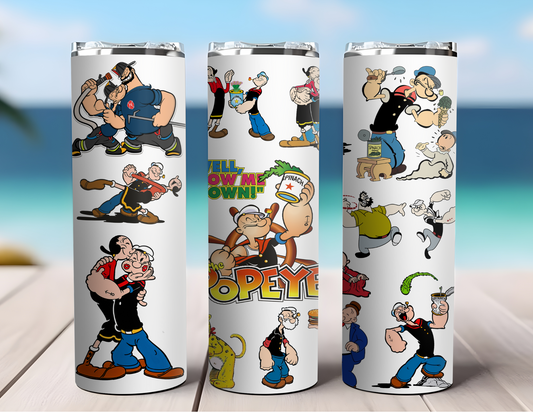 POPEYE THE SAILOR TUMBLER