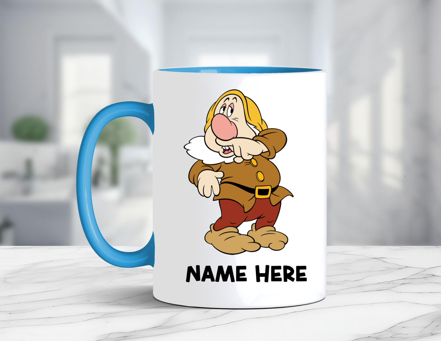 PERSONALIZED SNEEZY COFFEE MUG