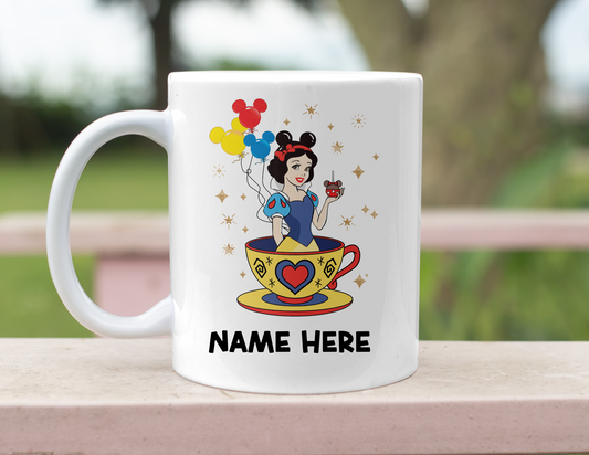PERSONALIZED SNOW WHITE COFFEE MUG