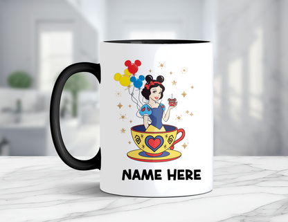 PERSONALIZED SNOW WHITE COFFEE MUG