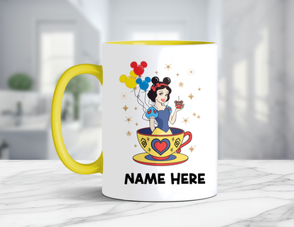 PERSONALIZED SNOW WHITE COFFEE MUG