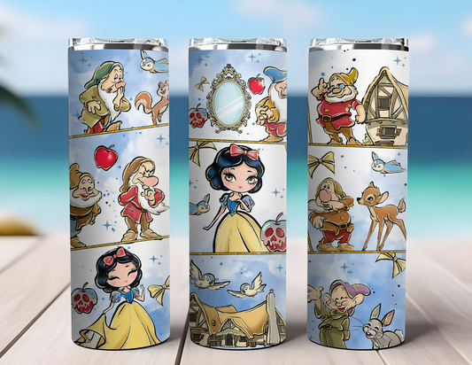 CARTOON SNOW WHITE TUMBLER