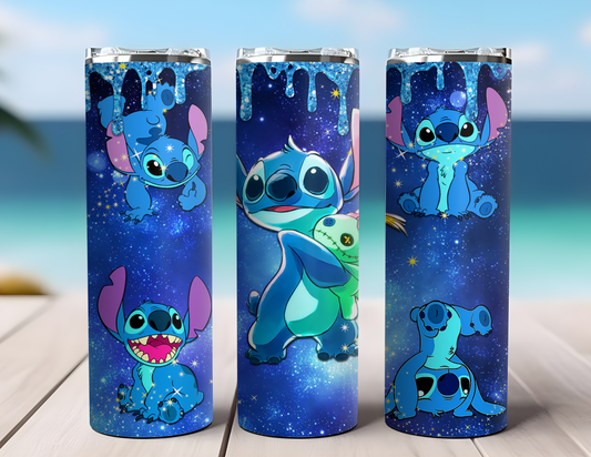 STITCH BLUE TUMBLER