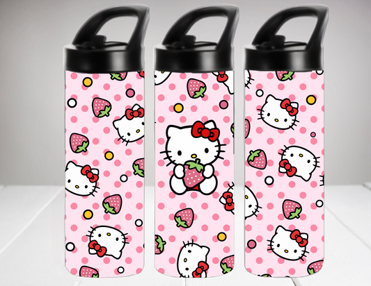 KIDS STRAWBERRY HELLO KITTY TUMBLER