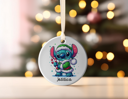 PERSONALIZED WINTER STITCH ORNAMENT