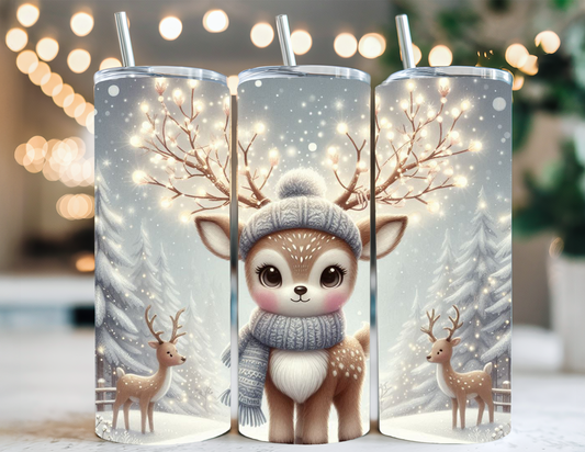 WINTER BABY DEER TUMBLER