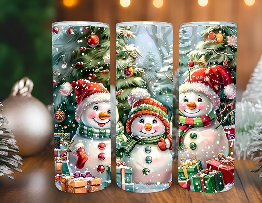 WINTER SNOWMAN TUMBLER